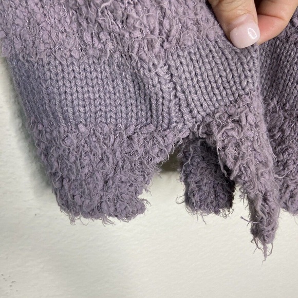 Staccato Purple Knit Texture Striped Sweater Sz S - Picture 5 of 7